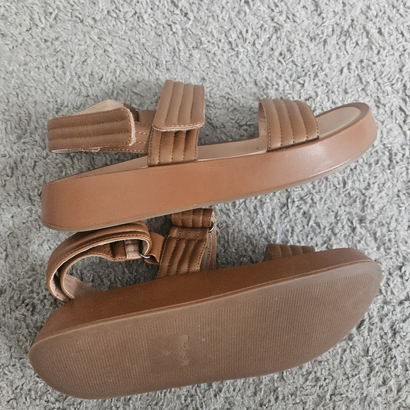 Madewell The Emmalee Brown Platform Sandal English Saddle - Picture 8 of 8